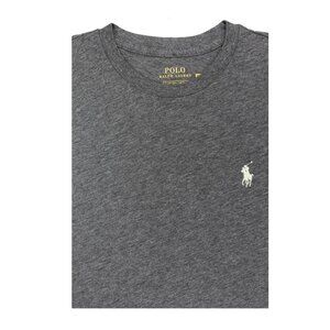 NWT Polo Ralph Lauren Women SS CLSC Fit Crew Neck T-Shirt Tee Gray MSRP $58.00
